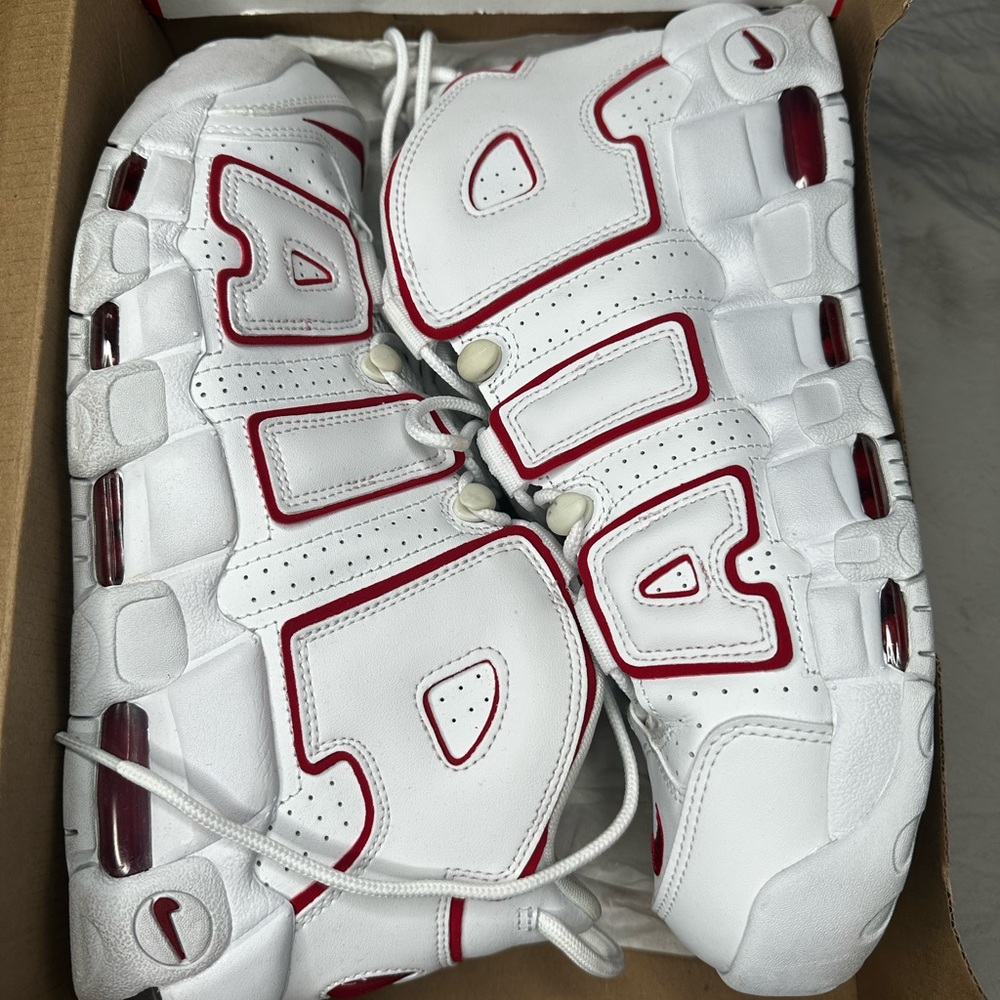 Nike red and white